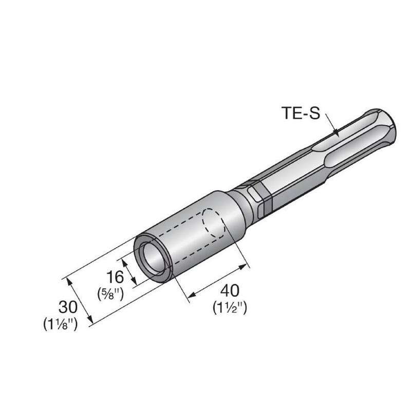 Hilti 5/8 pulg. x 1-1/2 pulg. TE-SX Driver de Varilla de Tierra - 2316597