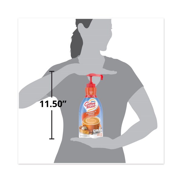 Coffee Mate Liquid Coffee Creamer, Pumpkin Spice, 1.5 L Pump Bottle, 2PK - 12308725