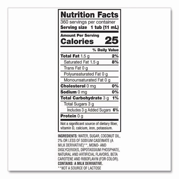 Coffee Mate Liquid Coffee Creamer, French Vanilla, 0.38 oz Mini Cups, 360PK - NES48978