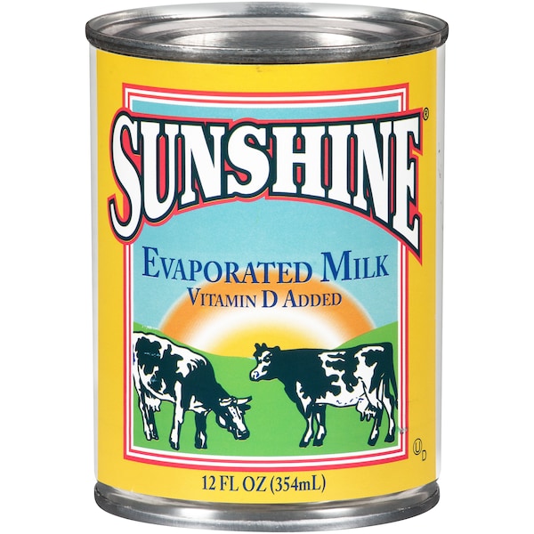 Sunshine Sunshine Evaporated Milk 12 oz. Can, PK24 - 10075300005076