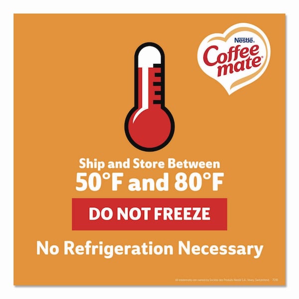 Coffee Mate Liquid Creamer Pump Bottle, Caramel, 50.7 oz Pump Bottle, 2PK - NES73358CT