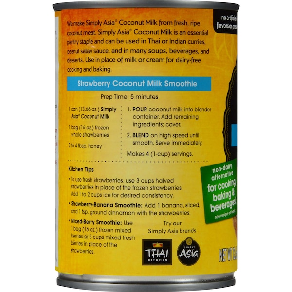 Simply Asia Simply Asia Coconut Milk, PK24 - 901478106