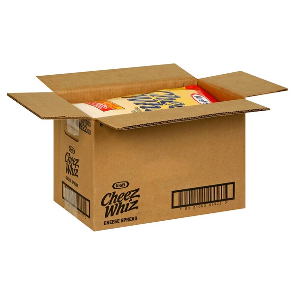 Cheez Whiz Cheez Whiz Processed Pouch Cheeze Whiz Spread 6.5lbs, PK6 - 10021000049223