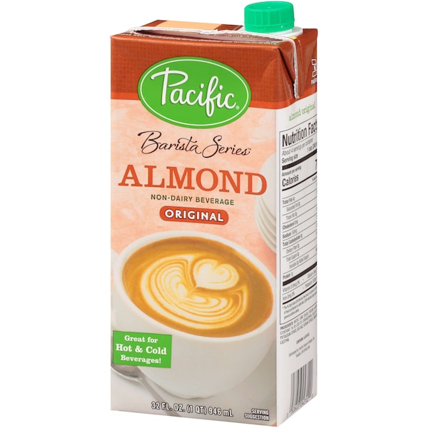 Pacific Foods Original Barista Series Almond Milk 32 fl. oz. Carton, PK12 - 04312