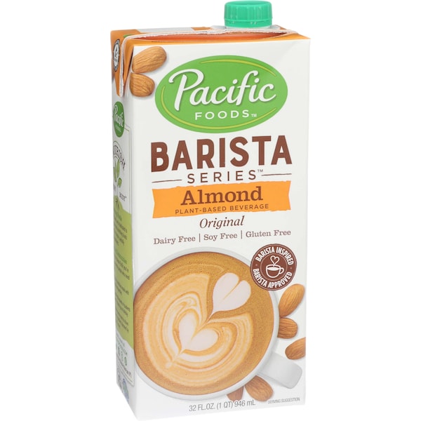 Pacific Foods Original Barista Series Almond Milk 32 fl. oz. Carton, PK12 - 04312