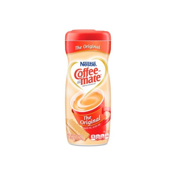 Nestle Coffee mate Non-Dairy Powdered Creamer, Original, 22 oz Canister, 12/Carton - 30212