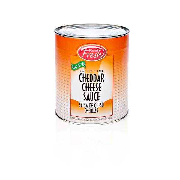 Real Fresh Real Fresh Value Line Cheddar Cheese Sauce A6 No 10 Can, PK6 - 31993