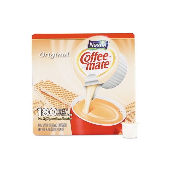Cbd Coffeemate, LIQUID COFFEE CREAMER, ORIGINAL, 0.38 OZ MINI CUPS, 180PK - 753032