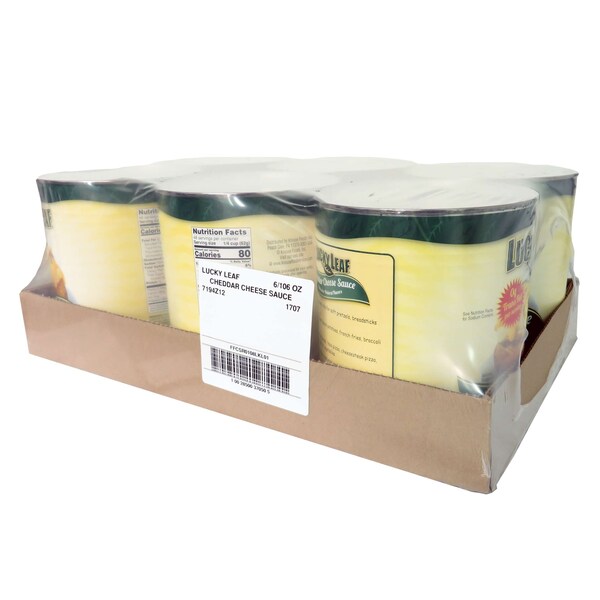 Lucky Leaf Lucky Leaf Cheddar Cheese Sauce No 10 Can, PK6 - FFCSR0108LKL01