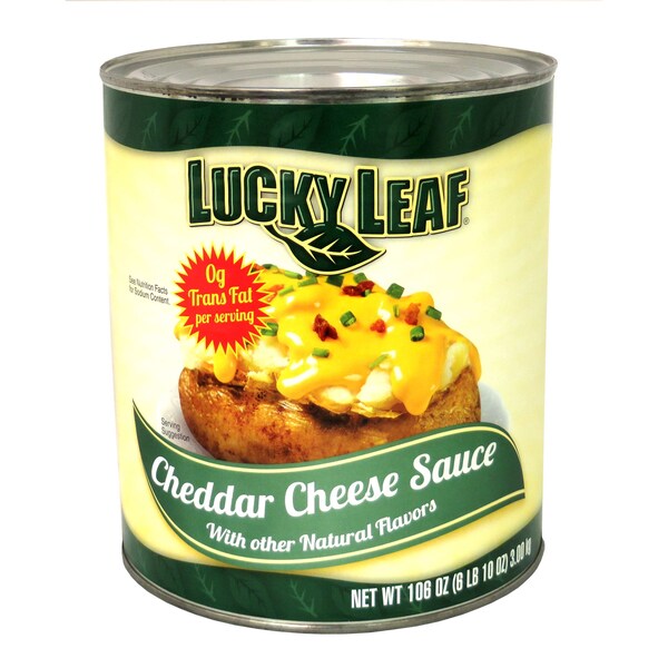 Lucky Leaf Lucky Leaf Cheddar Cheese Sauce No 10 Can, PK6 - FFCSR0108LKL01