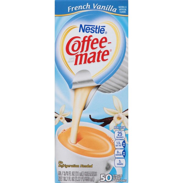 Nestle Variety Pack The Original/French Vanilla/Hazelnut Creamer .375oz, PK150 - 00050000461936U