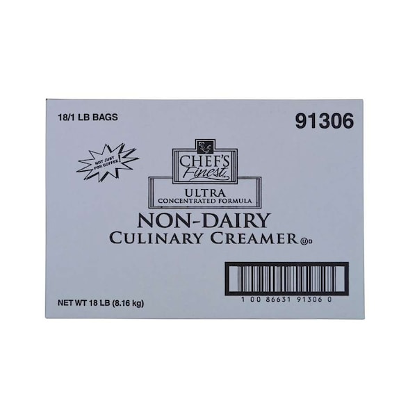 Chefs Finest Creamer Non Dairy 1lbs, PK18 - 91306