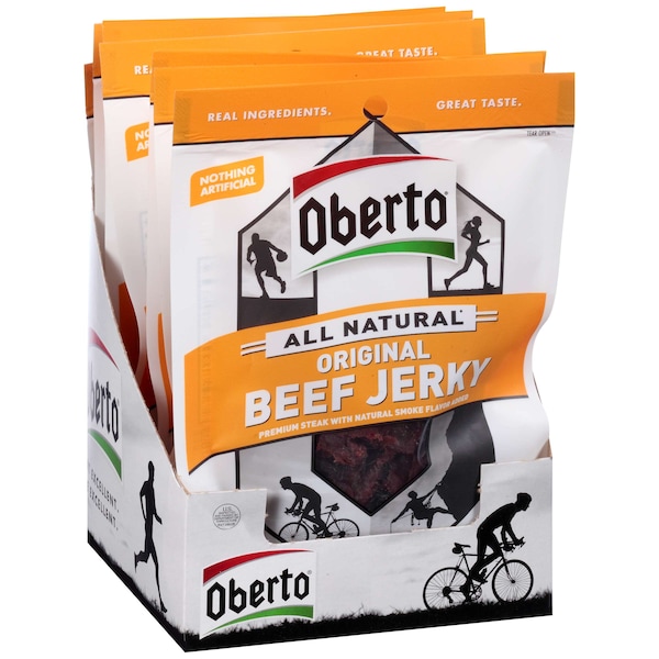 Oberto Oberto Original Natural Style Beef Jerky 1.5 oz., PK48 - 1951