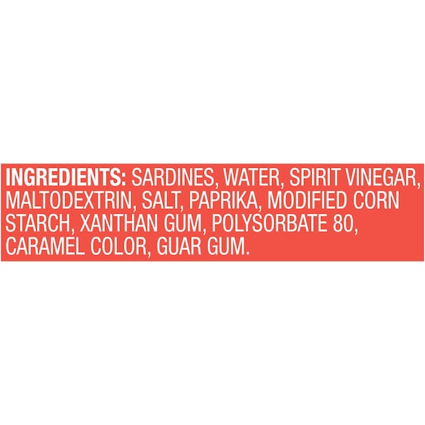 Chicken Of The Sea Chicken Of The Sea Sardines In Hot Sauce 3.75 oz., PK18 - 00048000187093