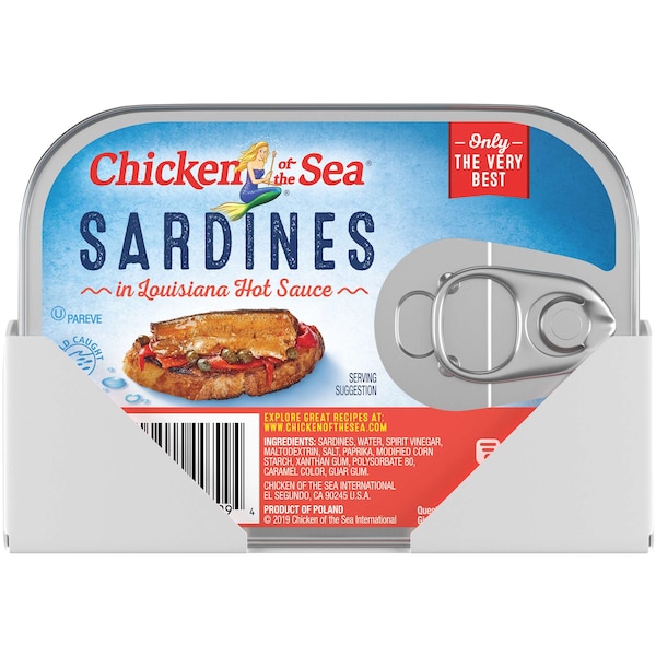 Chicken Of The Sea Chicken Of The Sea Sardines In Hot Sauce 3.75 oz., PK18 - 00048000187093