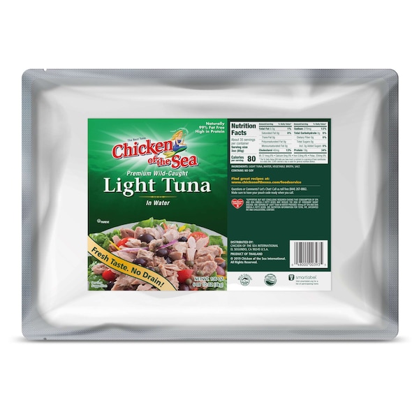 Chicken Of The Sea Chicken Of The Sea Premium Light Tuna Pouch 106 oz., PK4 - 10048000003932