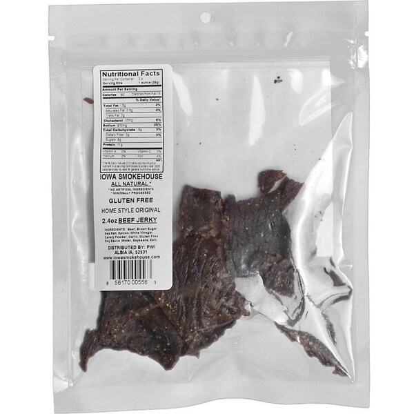 Iowa Smokehouse -m Snacks, Original, 2.4 oz, Bag - IS-RH2JN
