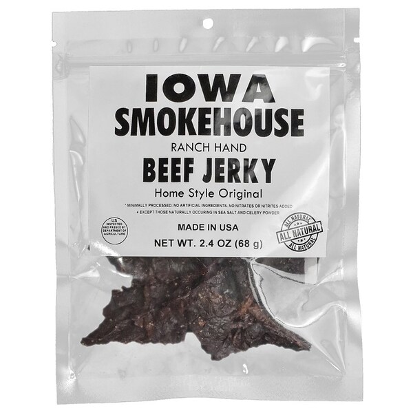 Iowa Smokehouse -m Snacks, Original, 2.4 oz, Bag - IS-RH2JN