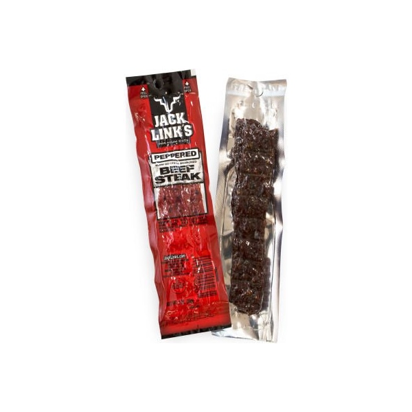 Green Rabbit Holdings Jack Link's Peppered Beef Steak, 1 oz, 12 Count - 27800008