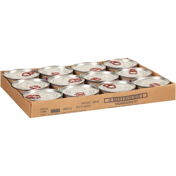 Genova Genova Solid Albacore Tuna In Olive Oil 5 oz., PK12 - 10048000002157