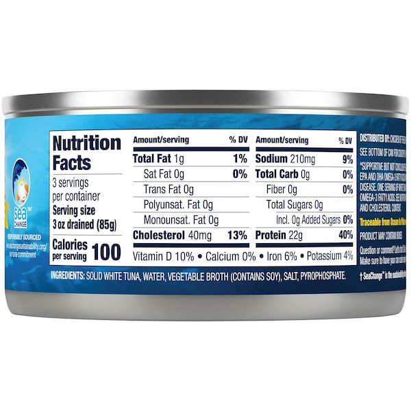 Chicken Of The Sea Chicken Of The Sea Solid Albacore Tuna In Water 12 oz., PK24 - 10048000002621