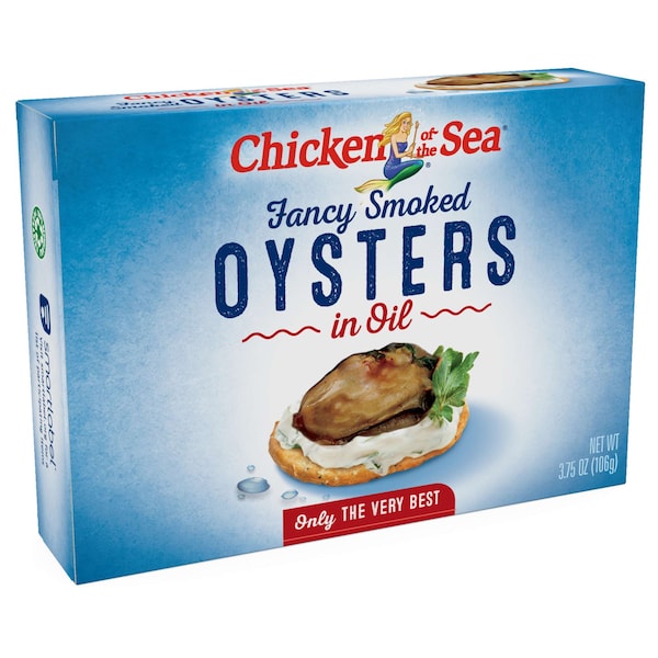Chicken Of The Sea Chicken Of The Sea Smoked Oysters In Oil 3.75 oz., PK18 - 10048000000665