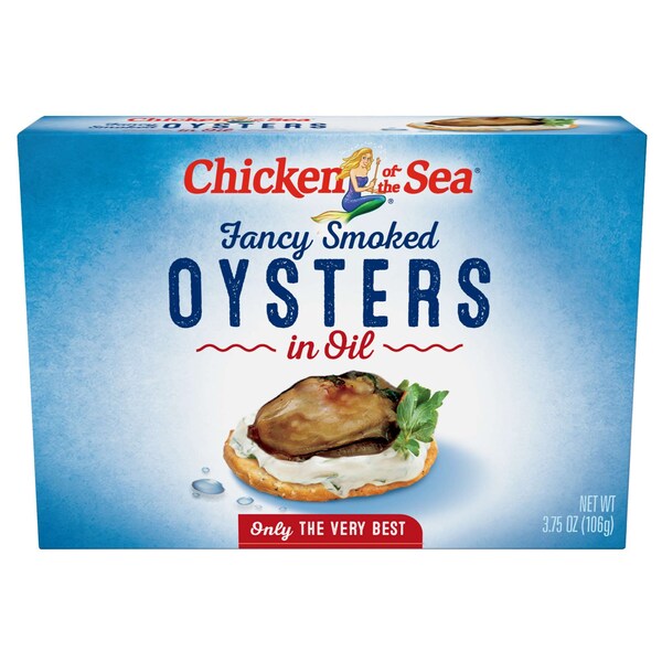 Chicken Of The Sea Chicken Of The Sea Smoked Oysters In Oil 3.75 oz., PK18 - 10048000000665