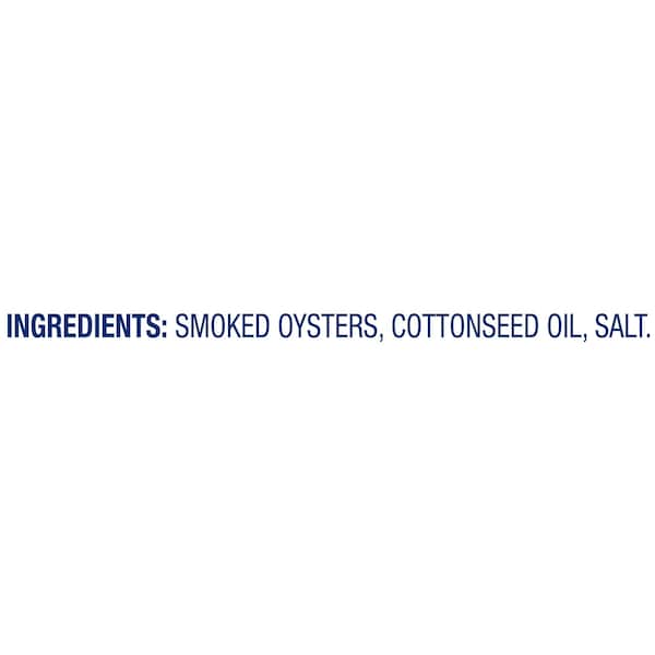 Chicken Of The Sea Chicken Of The Sea Smoked Oysters In Oil 3.75 oz., PK18 - 10048000000665