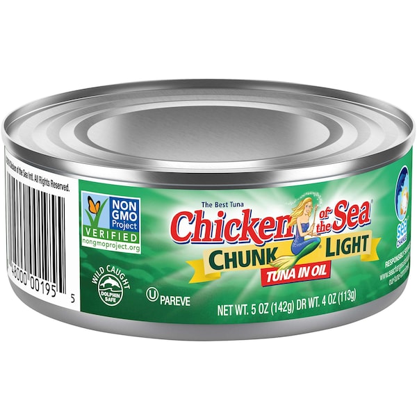 Chicken Of The Sea Chicken Of The Sea Chunk Light Tuna In Oil 5 oz., PK24 - 10048000001952