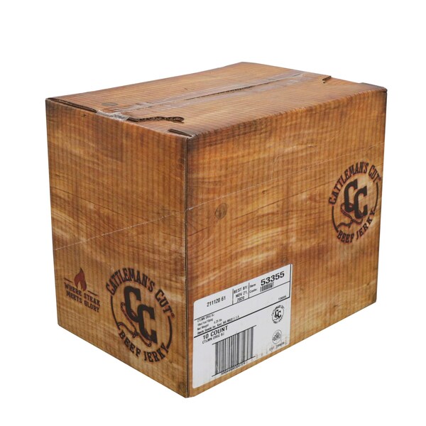 Cattlemans Cattlemen's Cut Original Beef Jerky 10 oz., PK10 - 53355