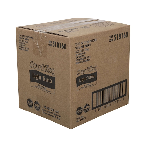 Starkist Chunk Light Tuna In Pouch 11 oz., PK12 - 518160