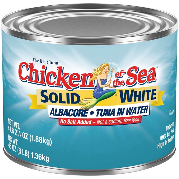 Chicken Of The Sea Low Sodium Solid Albacore Tuna In Water 66.5 oz., PK6 - 10048000005554