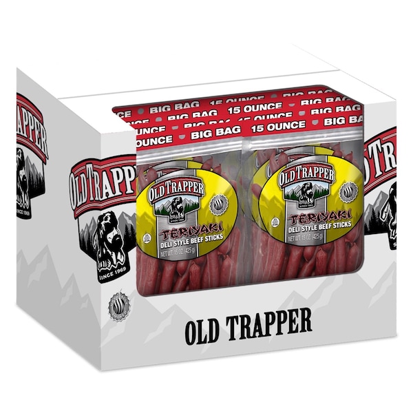 Old Trapper Old Trapper Teriyaki Beef Deli Sticks 15 oz Bagged - 33315T
