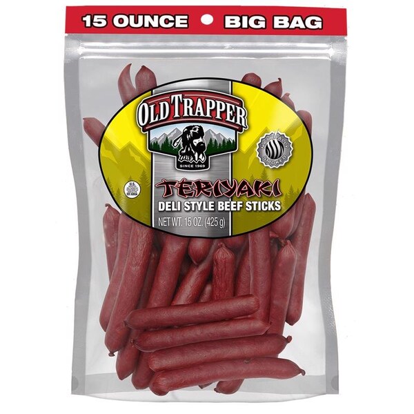 Old Trapper Old Trapper Teriyaki Beef Deli Sticks 15 oz Bagged - 33315T