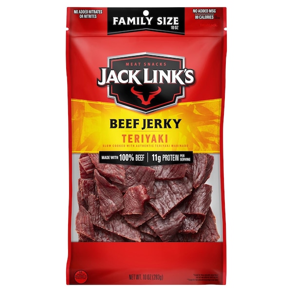 Jack Links Jack Link's Teriyaki Beef Jerky 10 oz Bagged - 10000018068