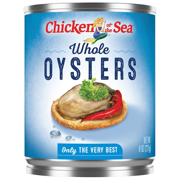 Chicken Of The Sea Chicken Of The Sea Whole Oysters 8 oz., PK12 - 10048000002676