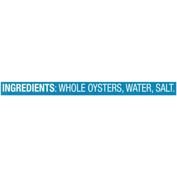 Chicken Of The Sea Chicken Of The Sea Whole Oysters 8 oz., PK12 - 10048000002676