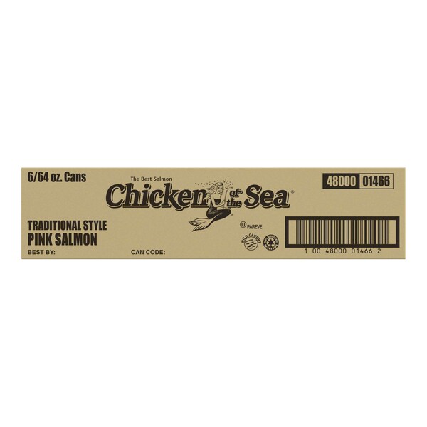 Chicken Of The Sea Chicken Of The Sea Traditional Pink Salmon Can 64 oz., PK6 - 10048000014662