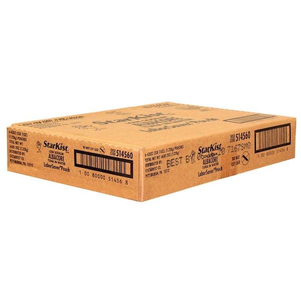 Starkist Albacore Tuna Low Sodium Pouch 43 oz., PK6 - 514560