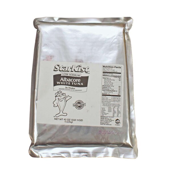 Starkist Albacore Tuna Low Sodium Pouch 43 oz., PK6 - 514560