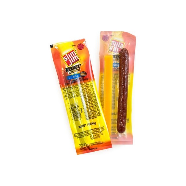 Green Rabbit Holdings Slim Jim Beef and Cheese, 1.5 oz, 18 Count - 20900656