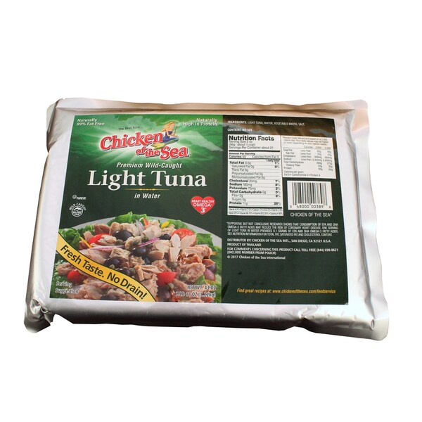 Chicken Of The Sea Chicken Of The Sea Premium Wild-Caught Light Tuna In Water 43 oz., PK6 - 10048000003895