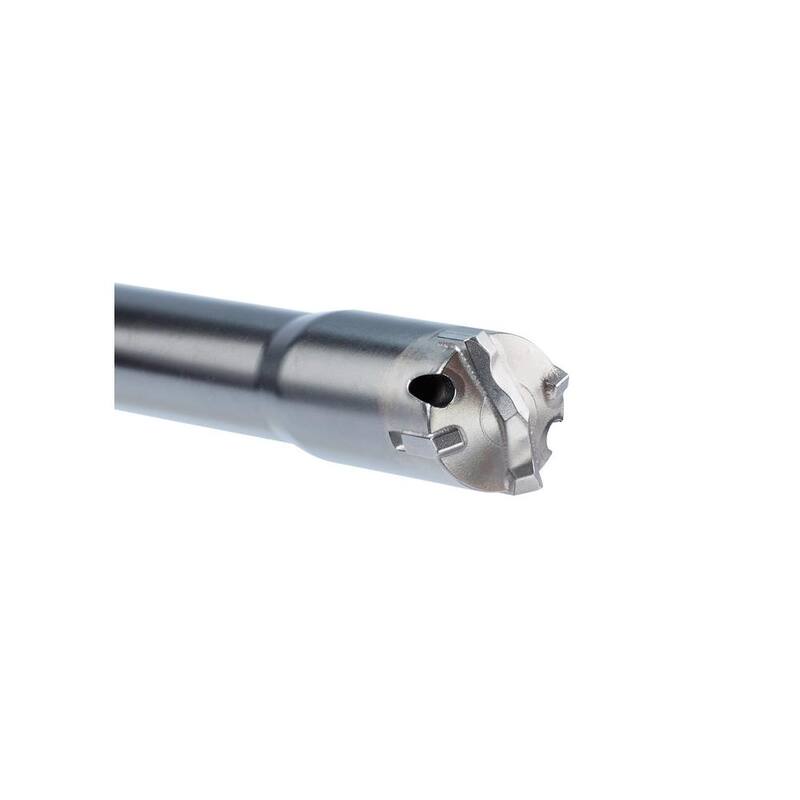 Broca de carburo SDS-MAX de 4 cortes para taladro con aspiradora de 1-1/8 in. x 27 in. x 35 in. de Milwaukee - 48-20-2168