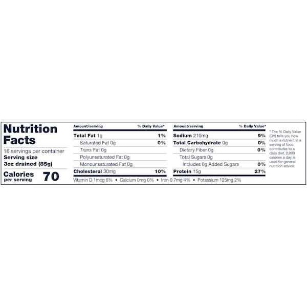 Chicken Of The Sea Chicken Of The Sea Aluminum In Water White Tuna Chunk 66.5 oz., PK6 - 10048000007831