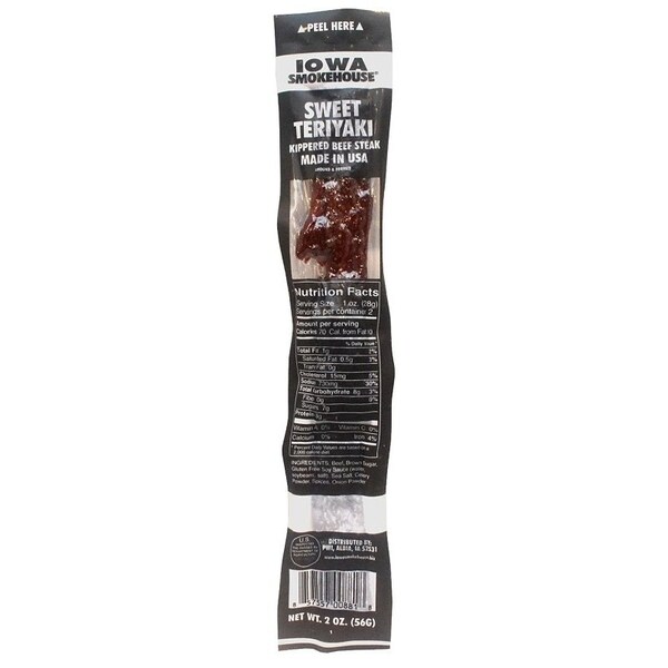 Iowa Smokehouse STICK BEEF KPRD SWT TERYKI 2OZ - IS-2KBT