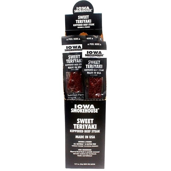 Iowa Smokehouse STICK BEEF KPRD SWT TERYKI 2OZ - IS-2KBT