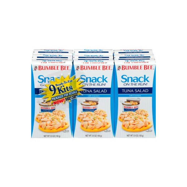 Green Rabbit Holdings Bumble Bee Ready-to-Eat Tuna Salad Kits, 3.5 oz, 9 Pack - 22000707