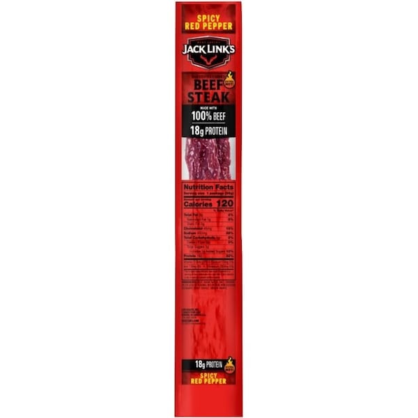 Midwest Distribution Jack Link's 10000034716 Beef Steak, Spicy Red Pepper, 2 oz - 134718