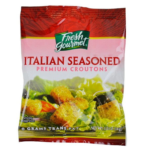Fresh Gourmet Fresh Gourmet Italian Seasoned Croutons .5 oz., PK250 - 73610