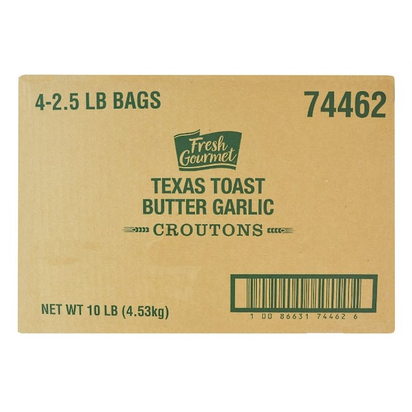 Fresh Gourmet Fresh Gourmet Texas Toast Crouton 2.5lbs, PK4 - 74462